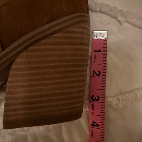 Steve Madden ankle boot Steve Madden Addy - Cognac Suede Bootie Color: Tan NWT - Picture 9 of 9